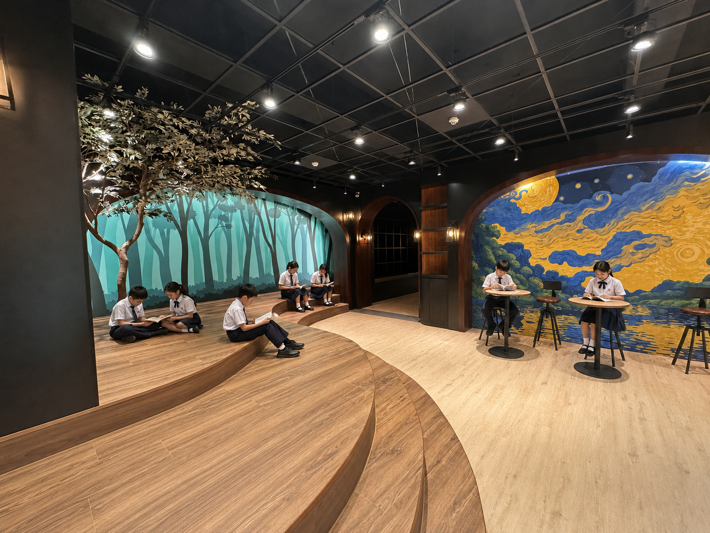 海山高中：圖書館二館 /商空+主視覺系列整體設計 2