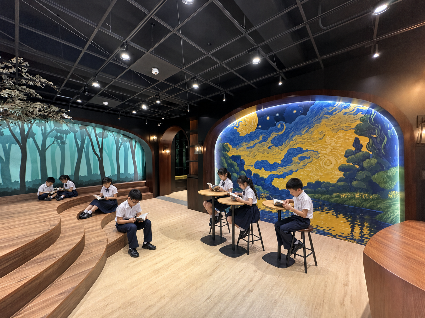 海山高中：圖書館二館 /商空+主視覺系列整體設計