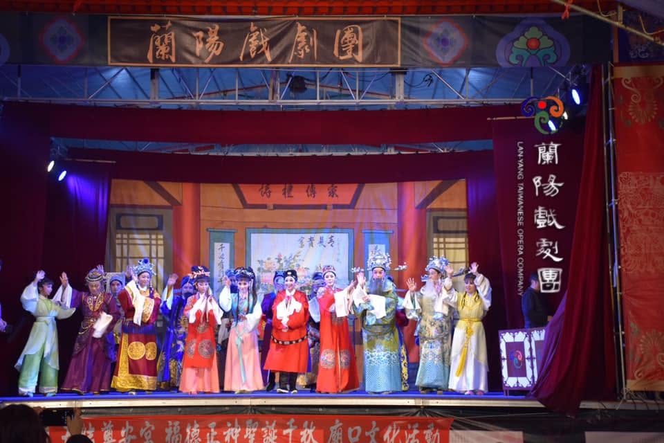 蘭陽戲劇團屏風：戲臺樂池屏風視覺設計+執行