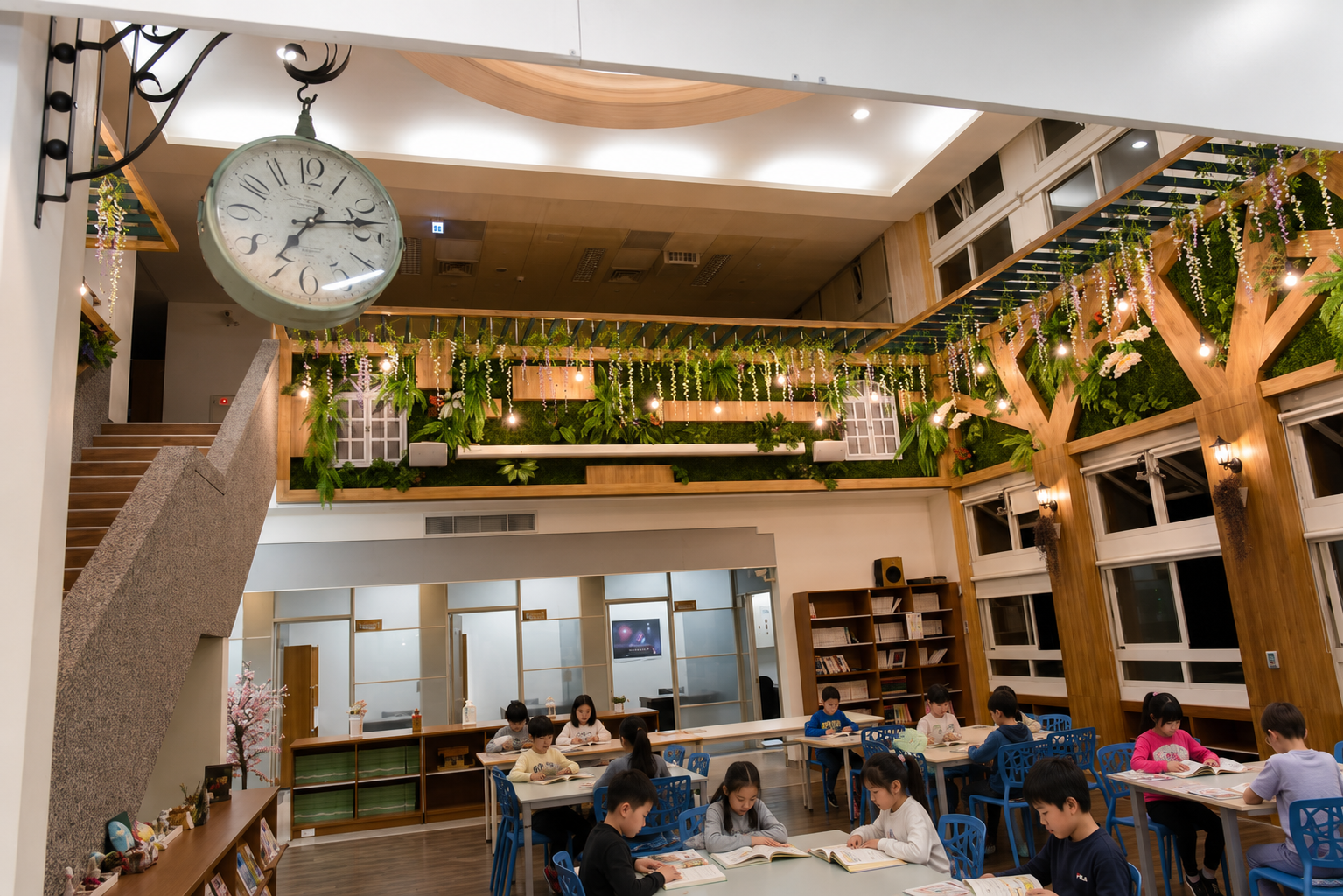 丹鳳高中圖書館：森林的樂章空間視覺設計規劃ep2